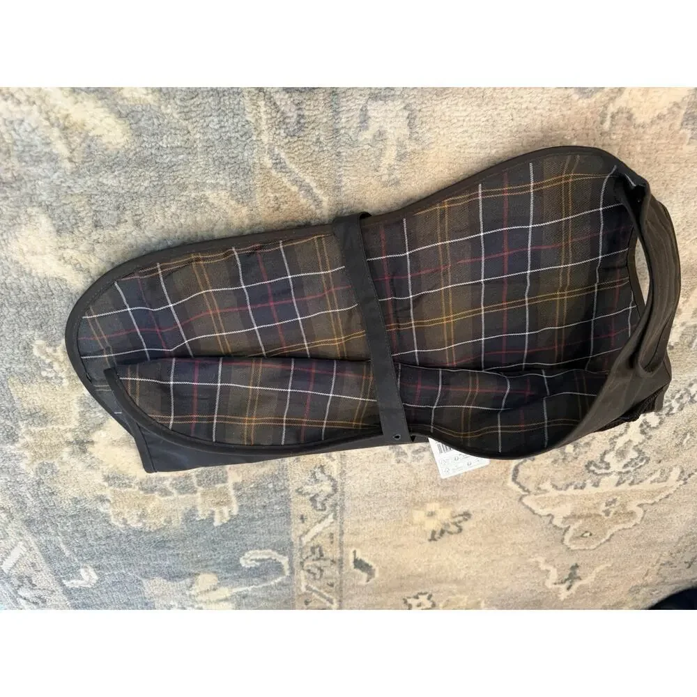 Barbour Dog Wax Jacket Olive Sz L NWT